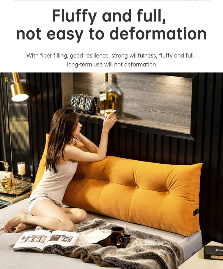 Home Headboard Pillow Triangle Cushion Sofa Waist Cushion Tatami Triangle Pillow Waist Pillow Cushions Sleeping Pillow for Bed