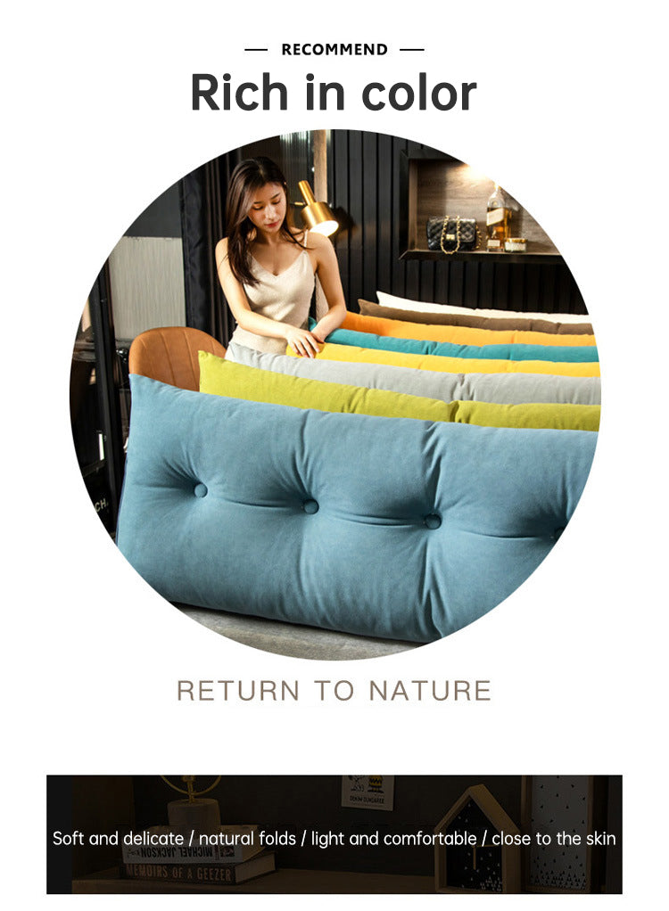 Home Headboard Pillow Triangle Cushion Sofa Waist Cushion Tatami Triangle Pillow Waist Pillow Cushions Sleeping Pillow for Bed