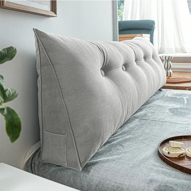 Home Headboard Pillow Triangle Cushion Sofa Waist Cushion Tatami Triangle Pillow Waist Pillow Cushions Sleeping Pillow for Bed