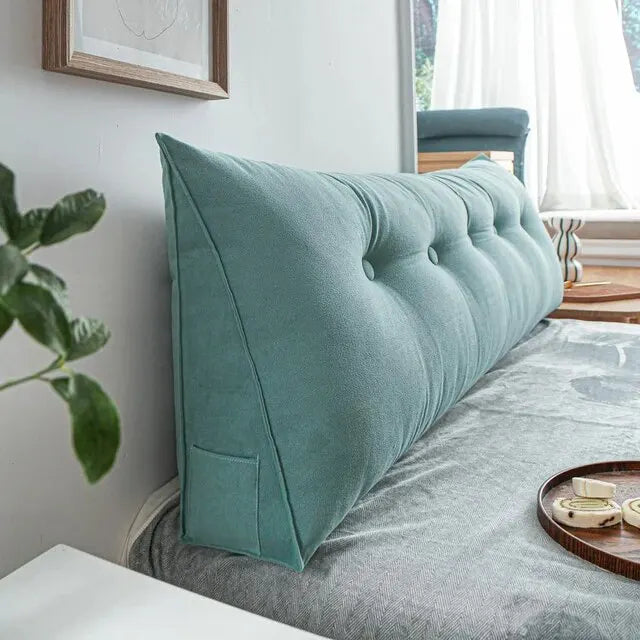 Home Headboard Pillow Triangle Cushion Sofa Waist Cushion Tatami Triangle Pillow Waist Pillow Cushions Sleeping Pillow for Bed