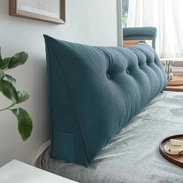 Home Headboard Pillow Triangle Cushion Sofa Waist Cushion Tatami Triangle Pillow Waist Pillow Cushions Sleeping Pillow for Bed