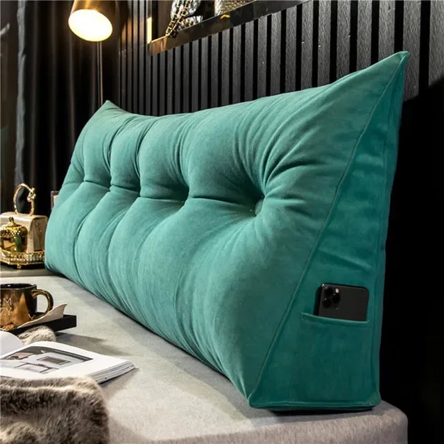 Home Headboard Pillow Triangle Cushion Sofa Waist Cushion Tatami Triangle Pillow Waist Pillow Cushions Sleeping Pillow for Bed