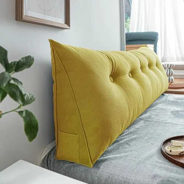 Home Headboard Pillow Triangle Cushion Sofa Waist Cushion Tatami Triangle Pillow Waist Pillow Cushions Sleeping Pillow for Bed