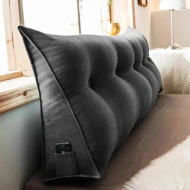 Home Headboard Pillow Triangle Cushion Sofa Waist Cushion Tatami Triangle Pillow Waist Pillow Cushions Sleeping Pillow for Bed