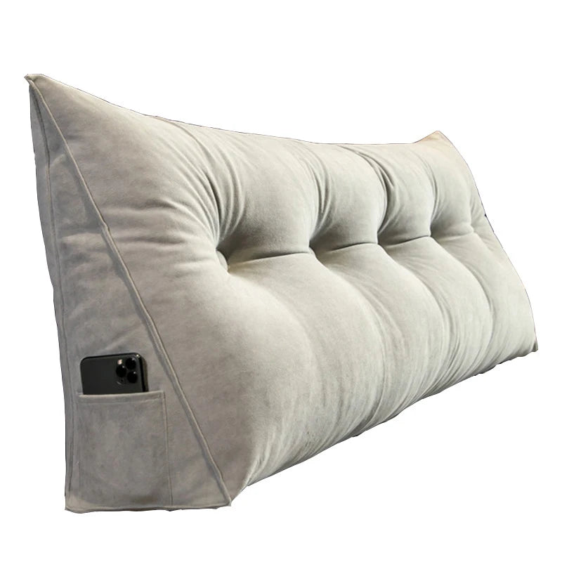 Home Headboard Pillow Triangle Cushion Sofa Waist Cushion Tatami Triangle Pillow Waist Pillow Cushions Sleeping Pillow for Bed