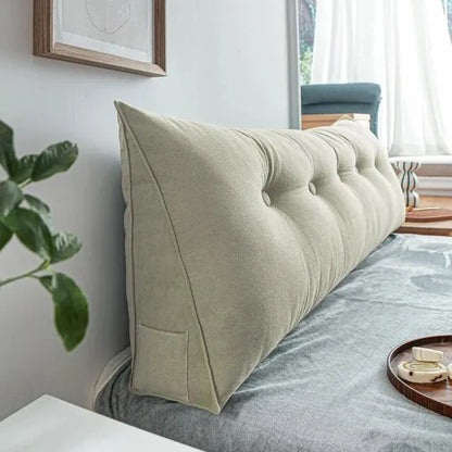 Home Headboard Pillow Triangle Cushion Sofa Waist Cushion Tatami Triangle Pillow Waist Pillow Cushions Sleeping Pillow for Bed